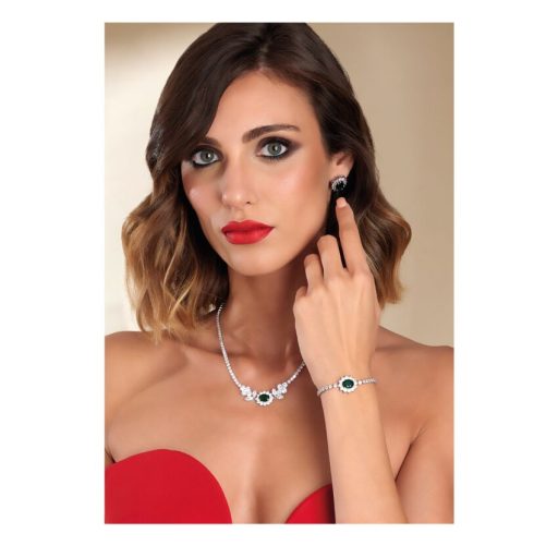 Collana rodiata con cubic zirconia_1