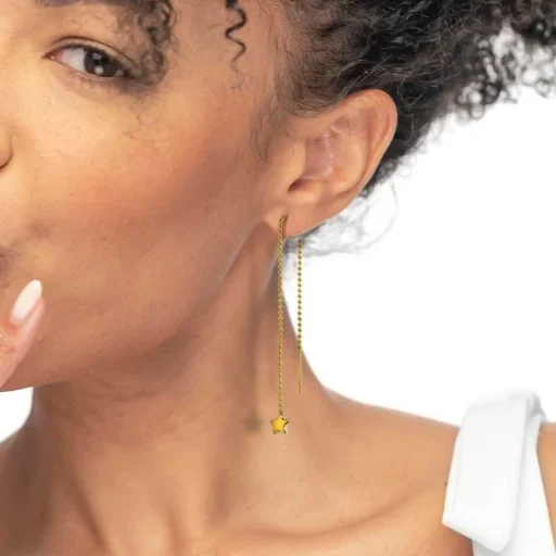 orecchino-pendente-catena-a-sfere-con-stella (6)